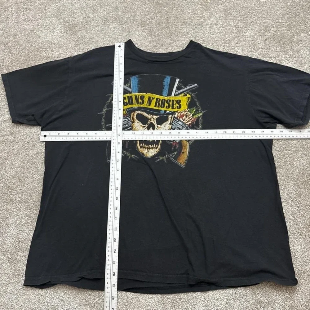 Bravado Guns N' Roses Black Band T-Shirt 2X Rock Graphic Tee
